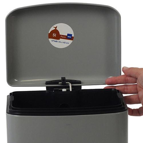 Ведро с педалью Kela Davino нержавеющая сталь 6 л Серый (22997) - фото 3 Ведро с педалью Kela Davino нержавеющая сталь 6 л Серый (22997) - фото 3