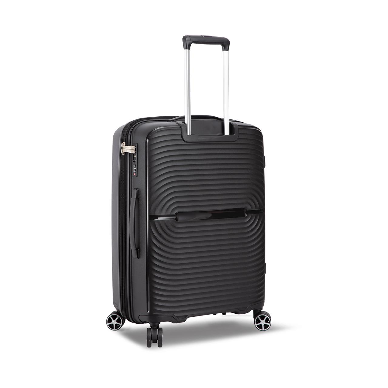 Валіза середня Snowball 40903 поліпропілен M Чорний - фото 9 Валіза середня Snowball 40903 поліпропілен M Чорний - фото 9