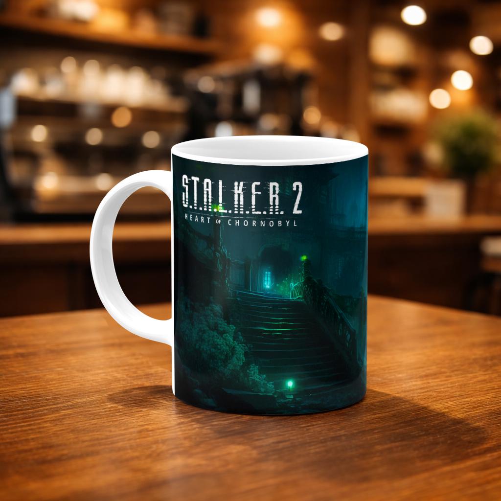 Чашка STALKER 2 Ночная Зона 330 мл Белый