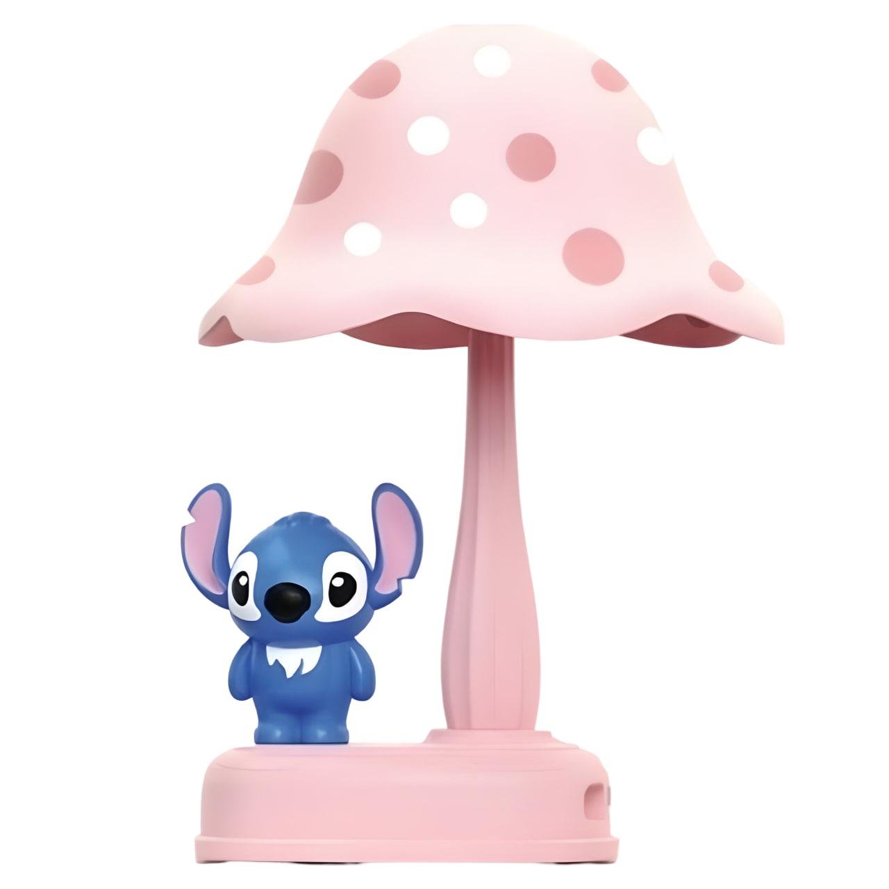 Настільна лампа Стич грибочок Рожевий (339B) - фото 1 Настільна лампа Стич грибочок Рожевий (339B) - фото 1