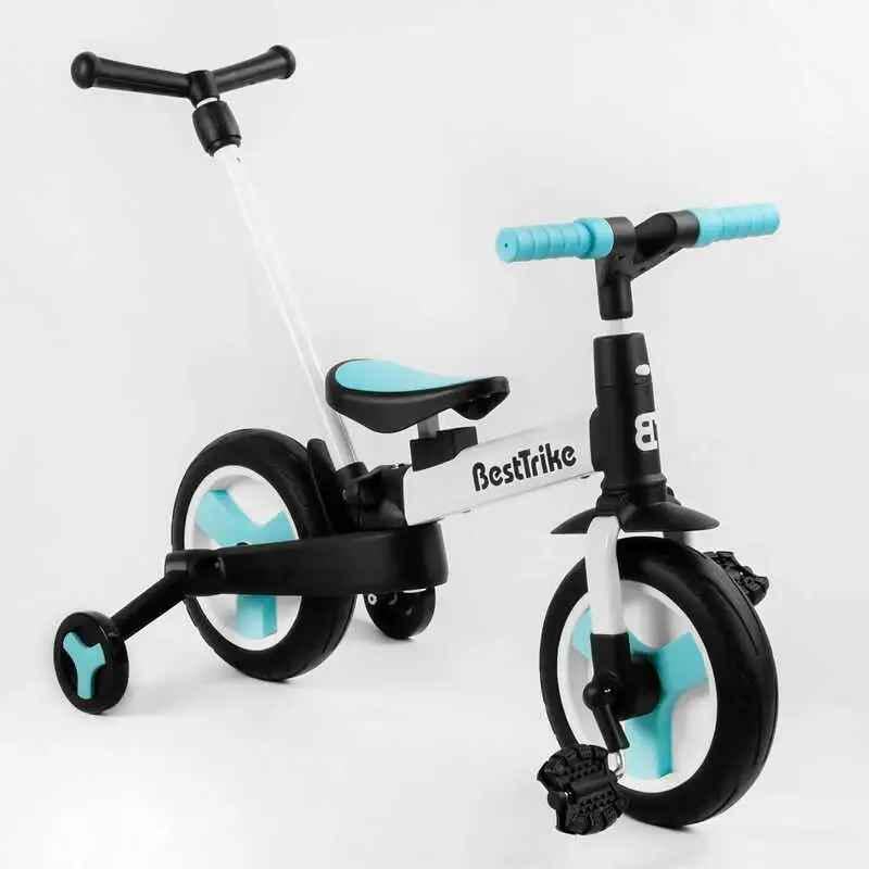 Велосипед-трансформер Best Trike 56659 родительская ручка/съемные педали колеса PU 10" (56659_allbNM)