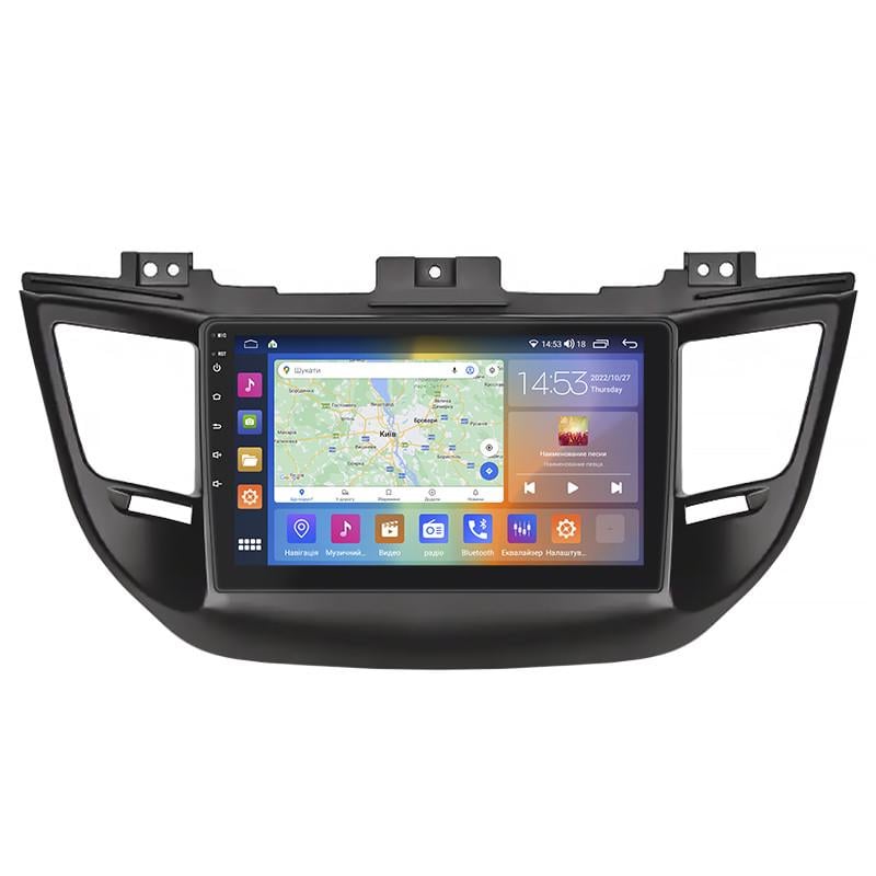 Автомагнітола штатна Lesko 4G/CarPlay/GPS/Wi-Fi для Hyundai Tucson III 2015-2018 IPS 2/32Gb 9" (1751102638)