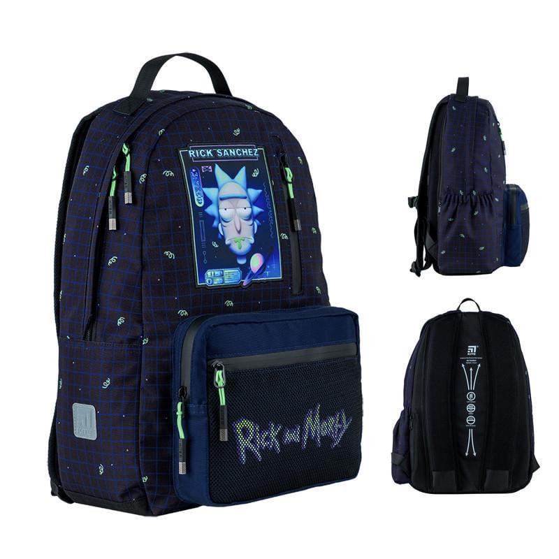 Школьный рюкзак для мальчика Kite Education Teens RM24-949L Rick and Morty для старших классов - фото 2