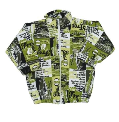 Курточка с воротником тринитка 89-98 см Оливковый