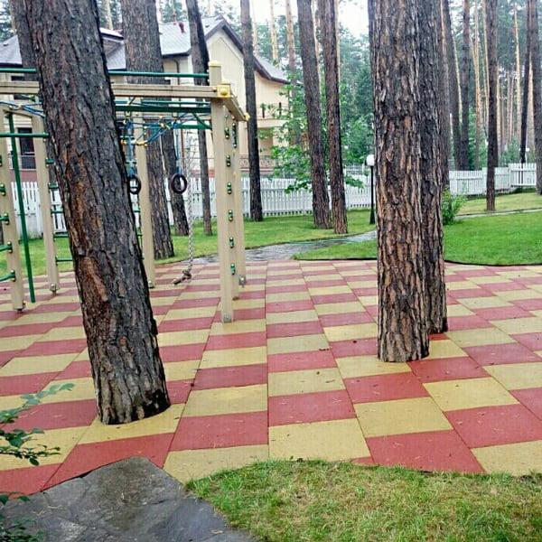 Гумова плитка 500х500х20 мм Жовтий (2562228356) - фото 6
