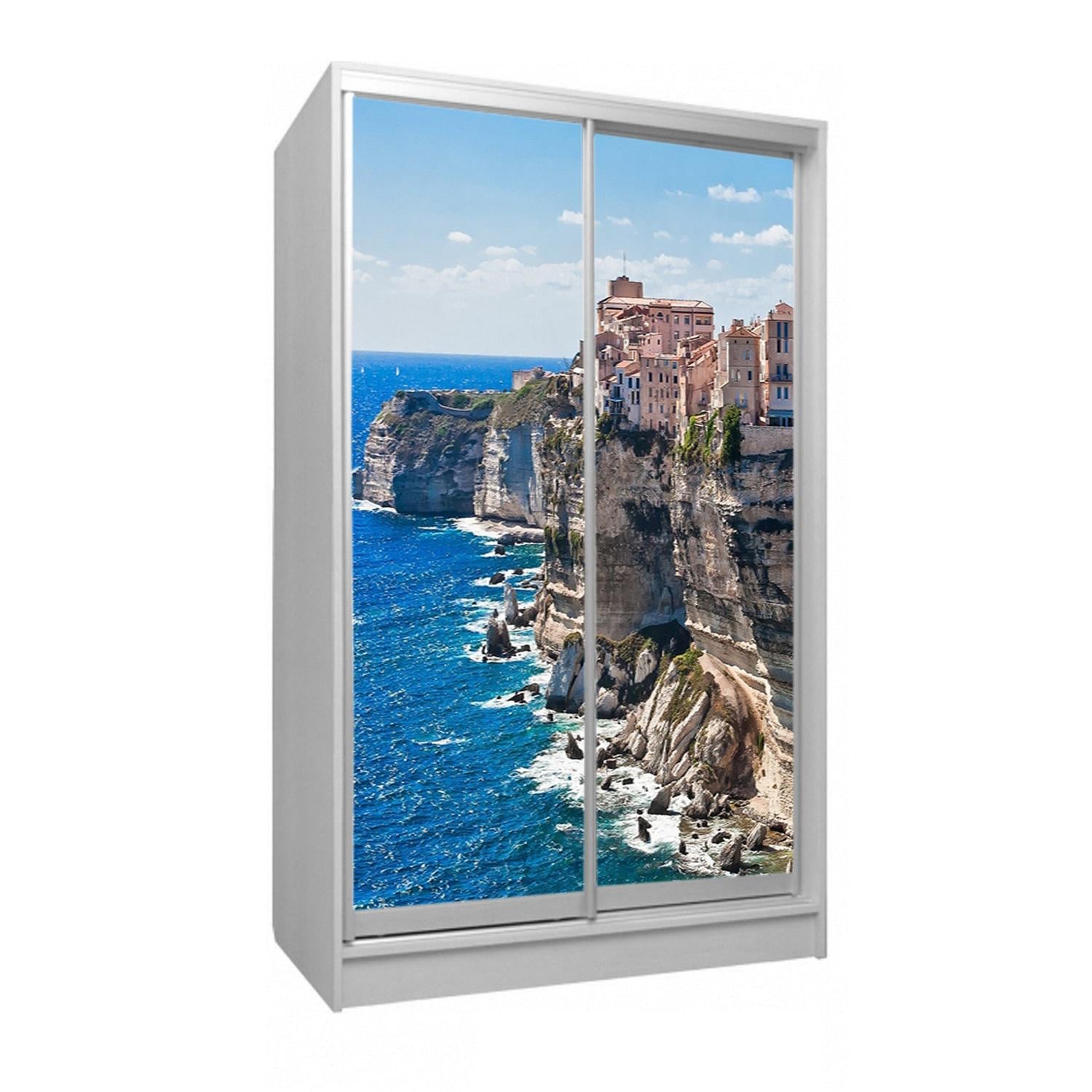 Шкаф-купе двухдверный Viorina-Deko фасад фотопечать 18 140х60х180 см