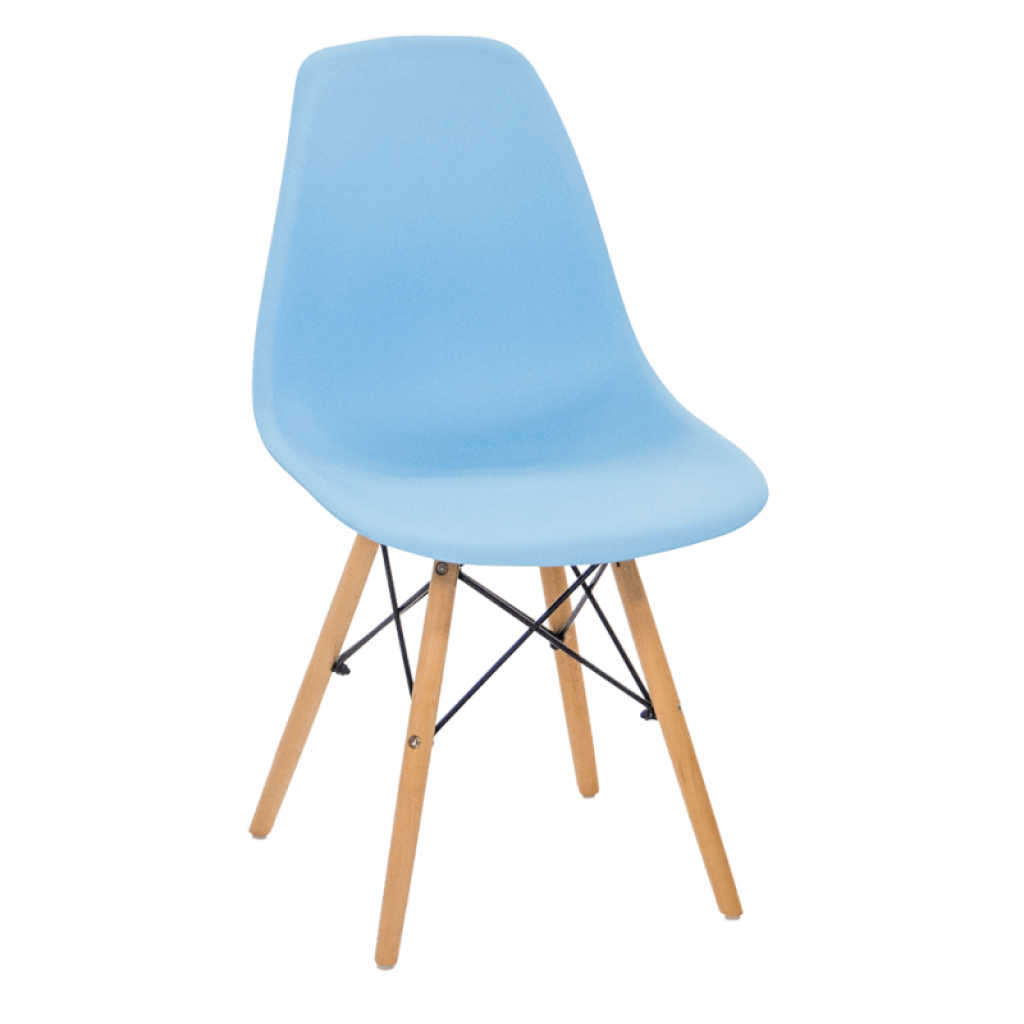 Кресло для кухни на ножках Bonro ВN-173 FULL KD Голубой (4240016412)