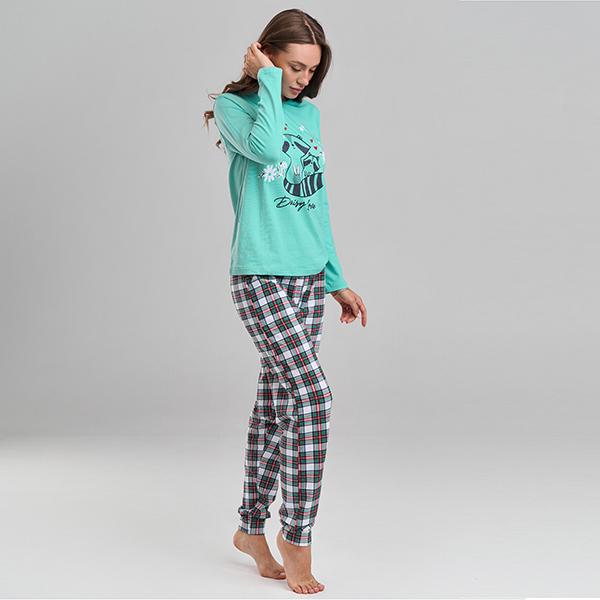 Піжама жіноча штани/джемпер L (11629)