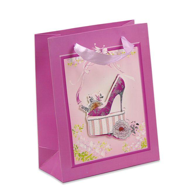 Пакет подарочный Flora микс 17,5х8х22 см 12 шт. (41634) - фото 4