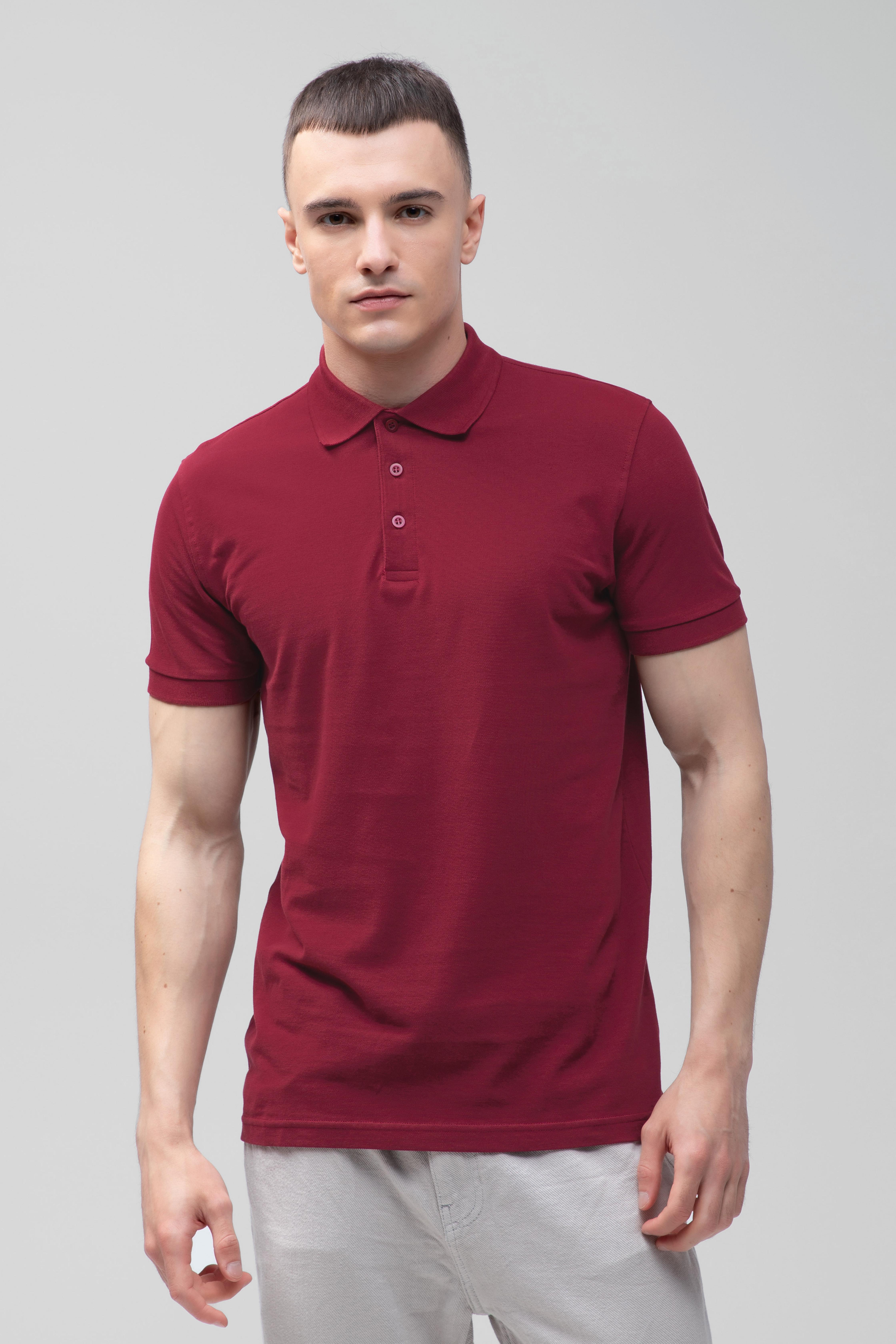 Поло мужское классическое Stedman Lux Polo XXL Бордовый (ST9060-BOD)