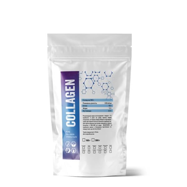 Коллаген гидролизованный в порошке Без вкуса на 30 порций 300 г (21-125-kg-300)
