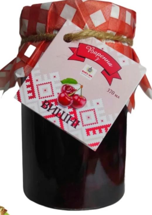 Варення домашнє з вишні 370 мл (28320686)