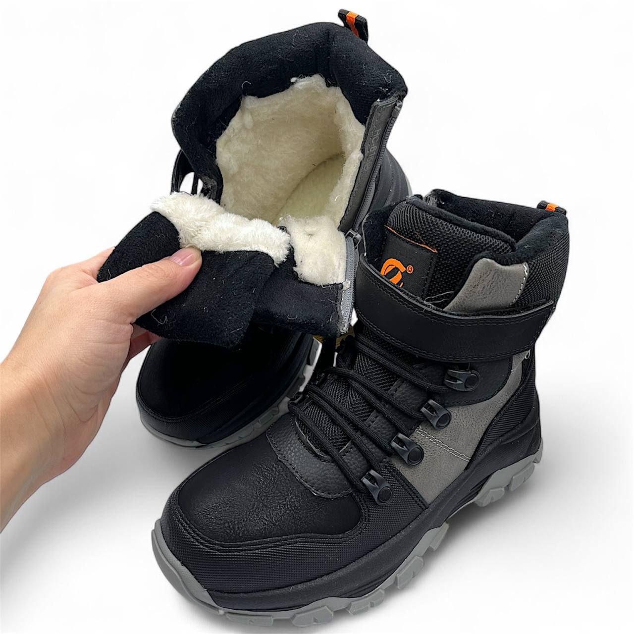 Термочеревики American Club для мальчика зимние р.29 Черный (VM1129) - фото 2 Термочеревики American Club для мальчика зимние р.29 Черный (VM1129) - фото 2