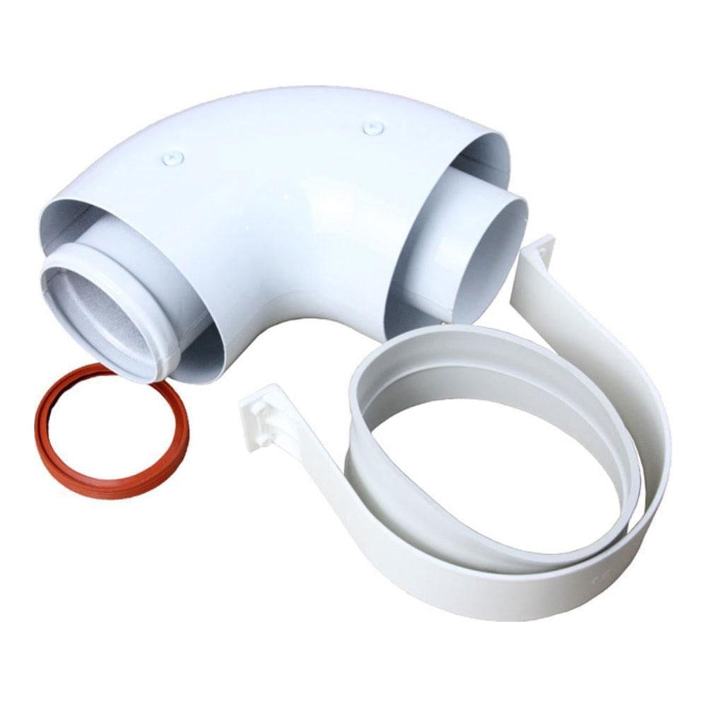 Колено коаксиальное BIASI CE.00.30 45° Ф 60/100 мм (30328306)