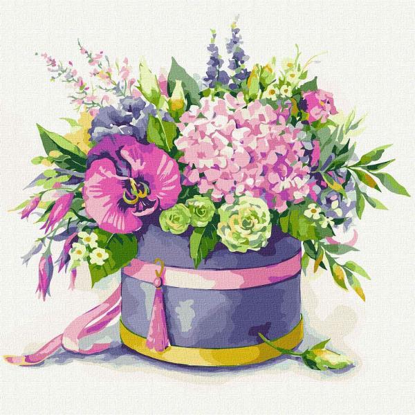 Картина по номерам Идейка Вдохновение в коробке 30х30 см в термопакете (KHO2971)