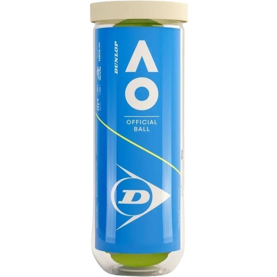 Набір м'ячів для тенісу Dunlop AUSTRALIAN OPEN 3B 3 шт. Жовтий (601601)