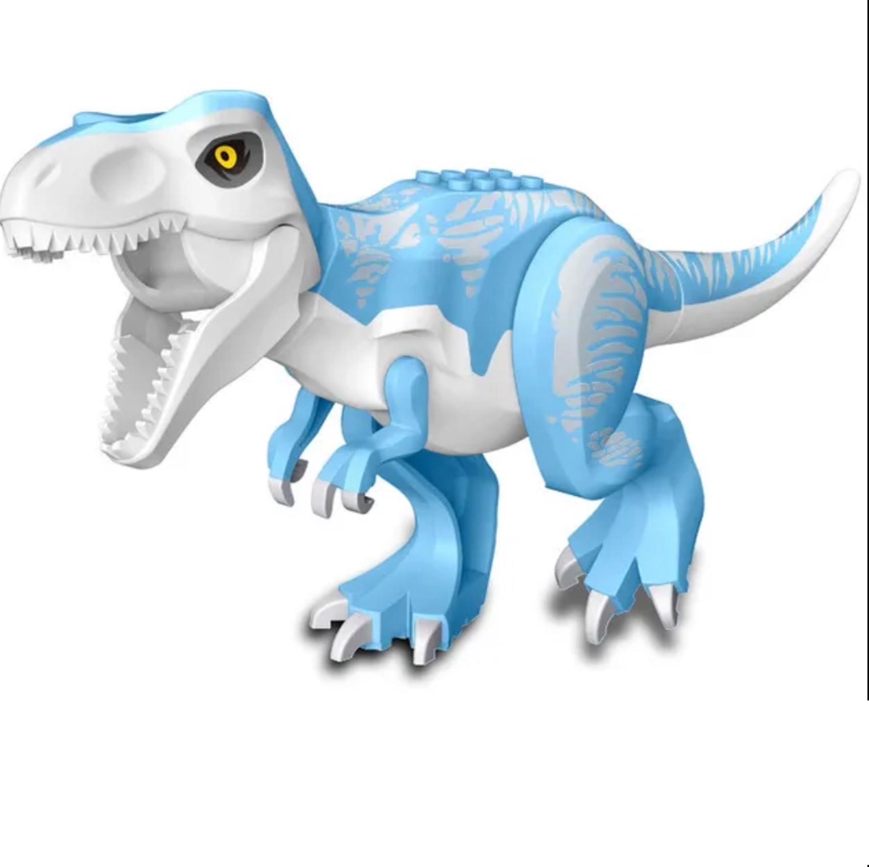 Конструктор Тиранозавр Рекс Тірекс T-REX Jurassic World 28х17 см Блакитний (34141181)