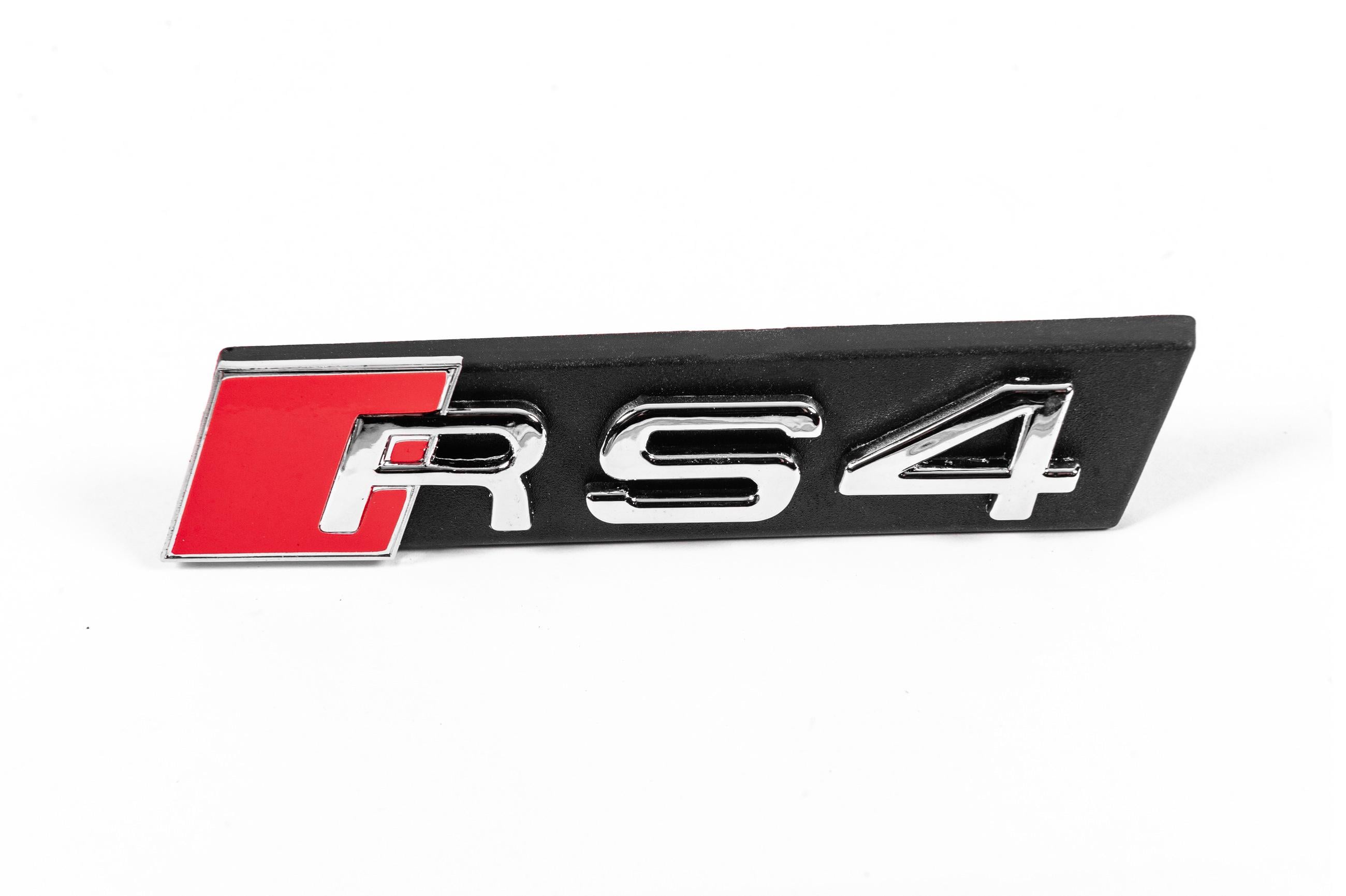 Емблема в решітку RS4 GT Tuning для Audi abs-пластик Хром (188899)
