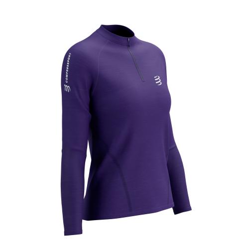 Кофта женская Compressport Trail Hz LS Tshirt S Purple