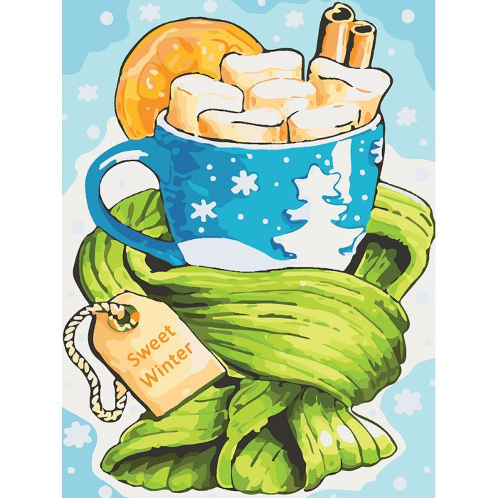 Картина за номерами Солодка зима 30х40 см (KHO5504)