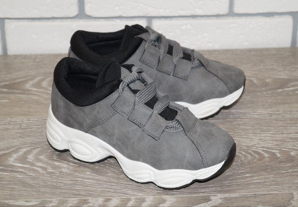 Кросівки демісезонні Class р. 36 22 см Сірий (30517-36)