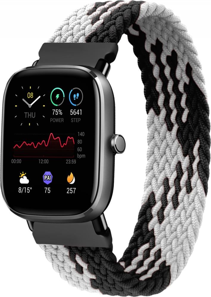 Ремешок Solo Loop Multi для Amazfit GTS 2 mini (145 мм) Black/White (26295-1E)