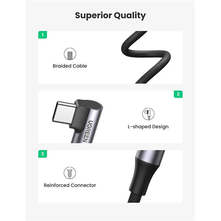 Переходник UGREEN AV167 AUX Type-C to 3,5 мм 10 см Grey (80723) - фото 5 Переходник UGREEN AV167 AUX Type-C to 3,5 мм 10 см Grey (80723) - фото 5