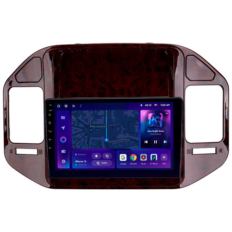 Автомагнитола штатная AMS MOSS M3 4/32 GB для Mitsubishi Pajero 3 V70 V60 1999-2006 brown 9" (AR-93359)