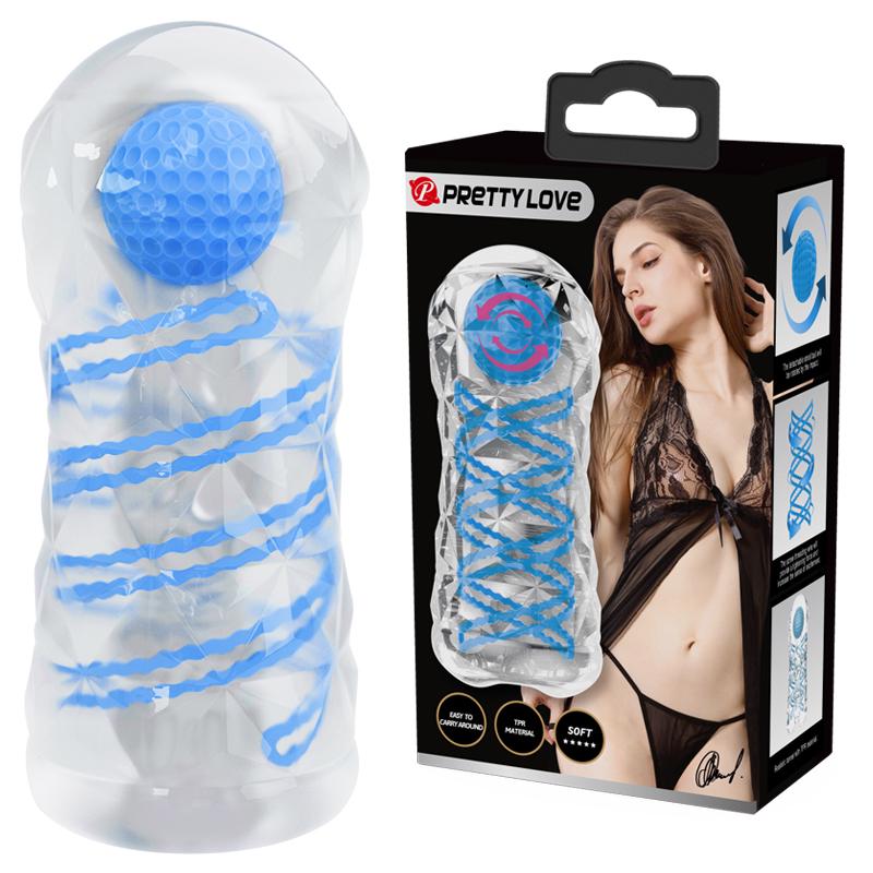 Мастурбатор Pretty Love Transparent Reusable Blue (6603BM-009229N)