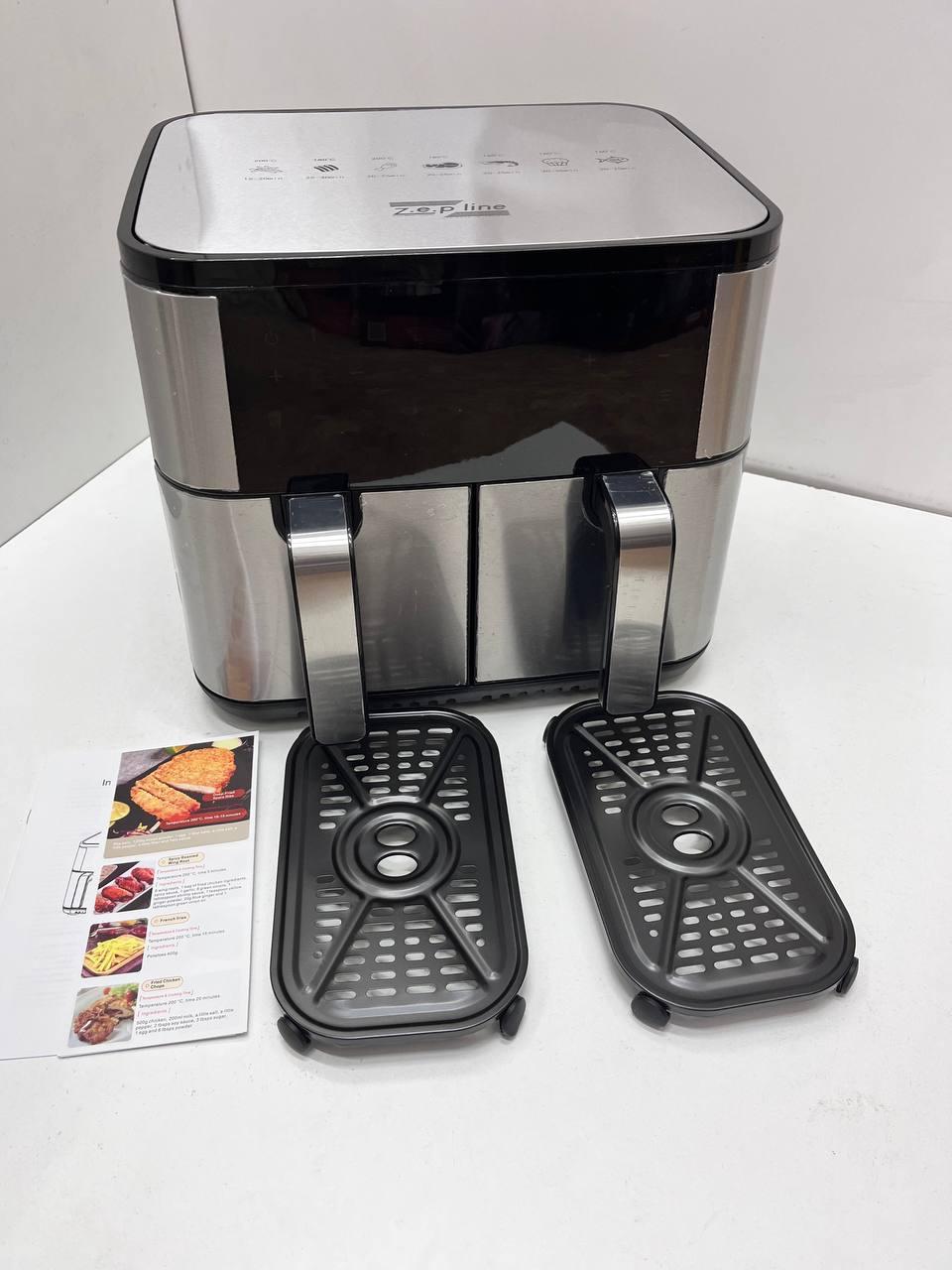 Аэрофритюрница ZepLine ZP-209 на 2 чаши 4000 Вт 12 л (30168403) - фото 3