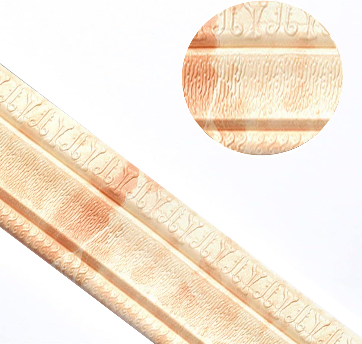 Плінтус гнучкий самоклеючий універсальний 230x5 см Жовто-білий (27086342) - фото 2 Плінтус гнучкий самоклеючий універсальний 230x5 см Жовто-білий (27086342) - фото 2