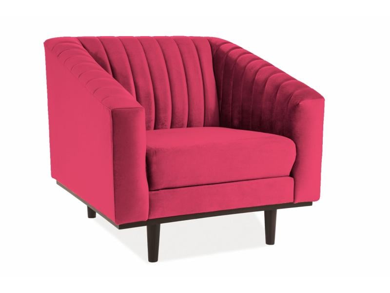 Кресло Asprey 1 Velvet Бордовый/Венге (ASPREY1VBO59)