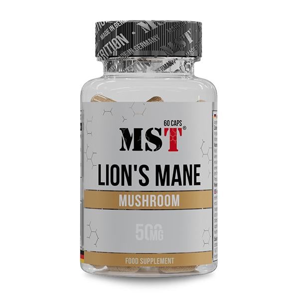 Натуральное развитие для спорта MST Nutrition Гриб Львиная Грива 60 капс. (000025142)