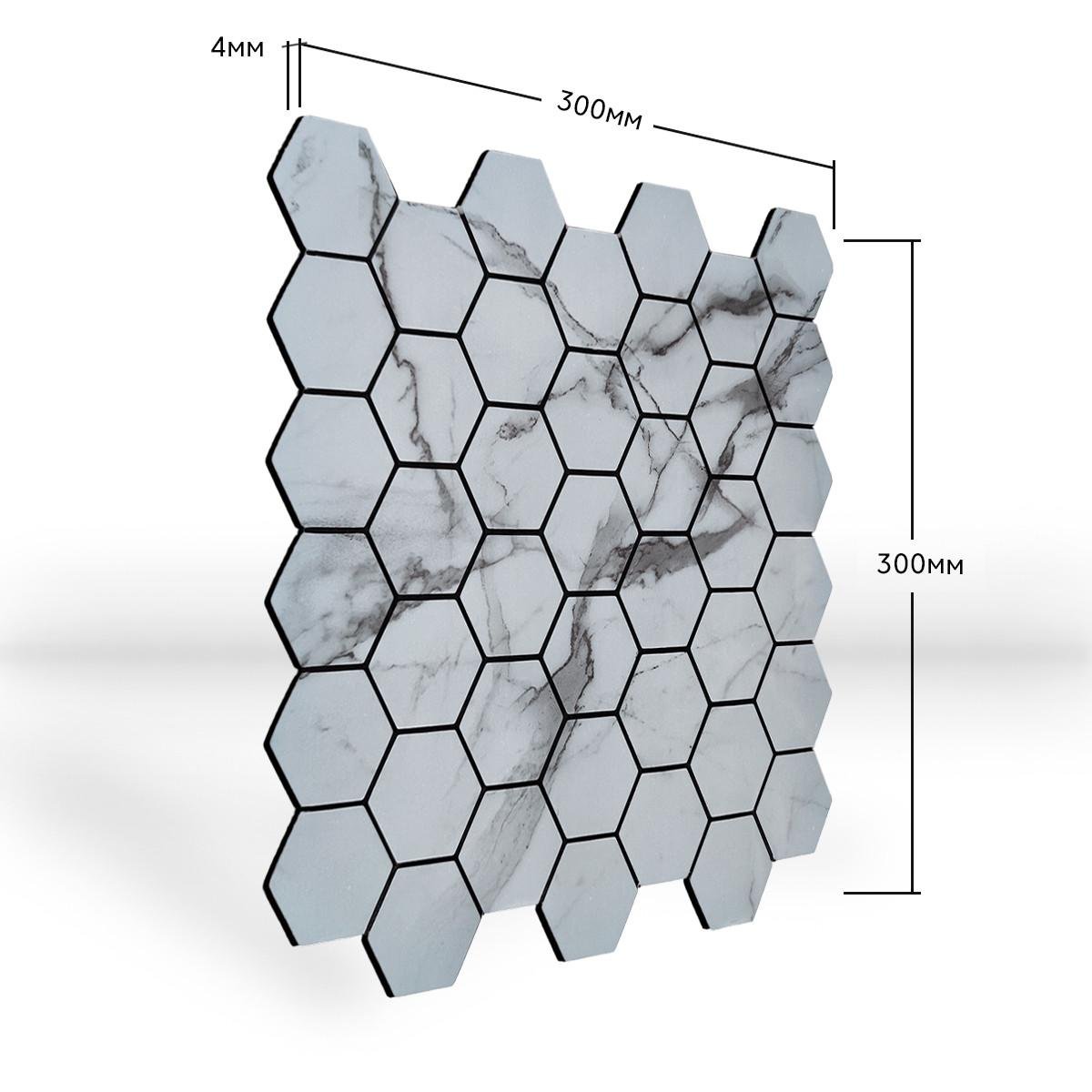3D панель Мозаика на самоклеющейся основе PET 30х30 см/4 мм (SW-00001664) - фото 4