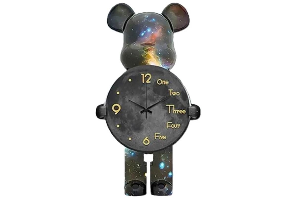 Настенные часы мишка с LED подсветкой от сети 40x21см (NCH-31-60) Настенные часы мишка с LED подсветкой от сети 40x21см (NCH-31-60)