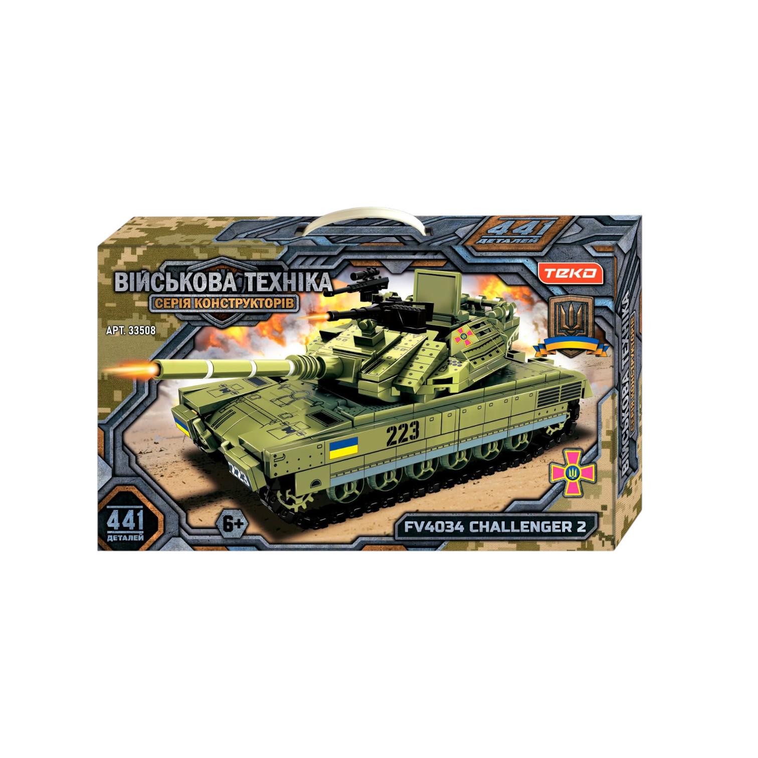 Конструктор Teko 33508 Танк "Challenger 2" 441 деталь