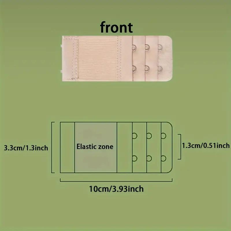 Набір розширювачів для бюстгальтера на 2 гачки 3 ряди 3 шт. Чорний/Білий/Персиковий (2743174646) - фото 9 Набір розширювачів для бюстгальтера на 2 гачки 3 ряди 3 шт. Чорний/Білий/Персиковий (2743174646) - фото 9