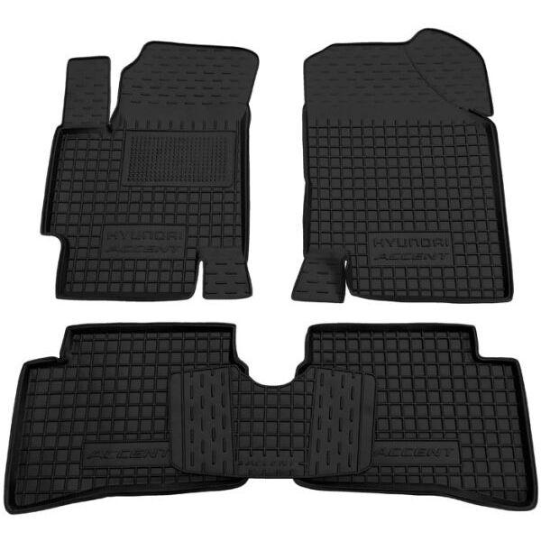Килимки автомобільні в салон Hyundai Accent 2006-2010