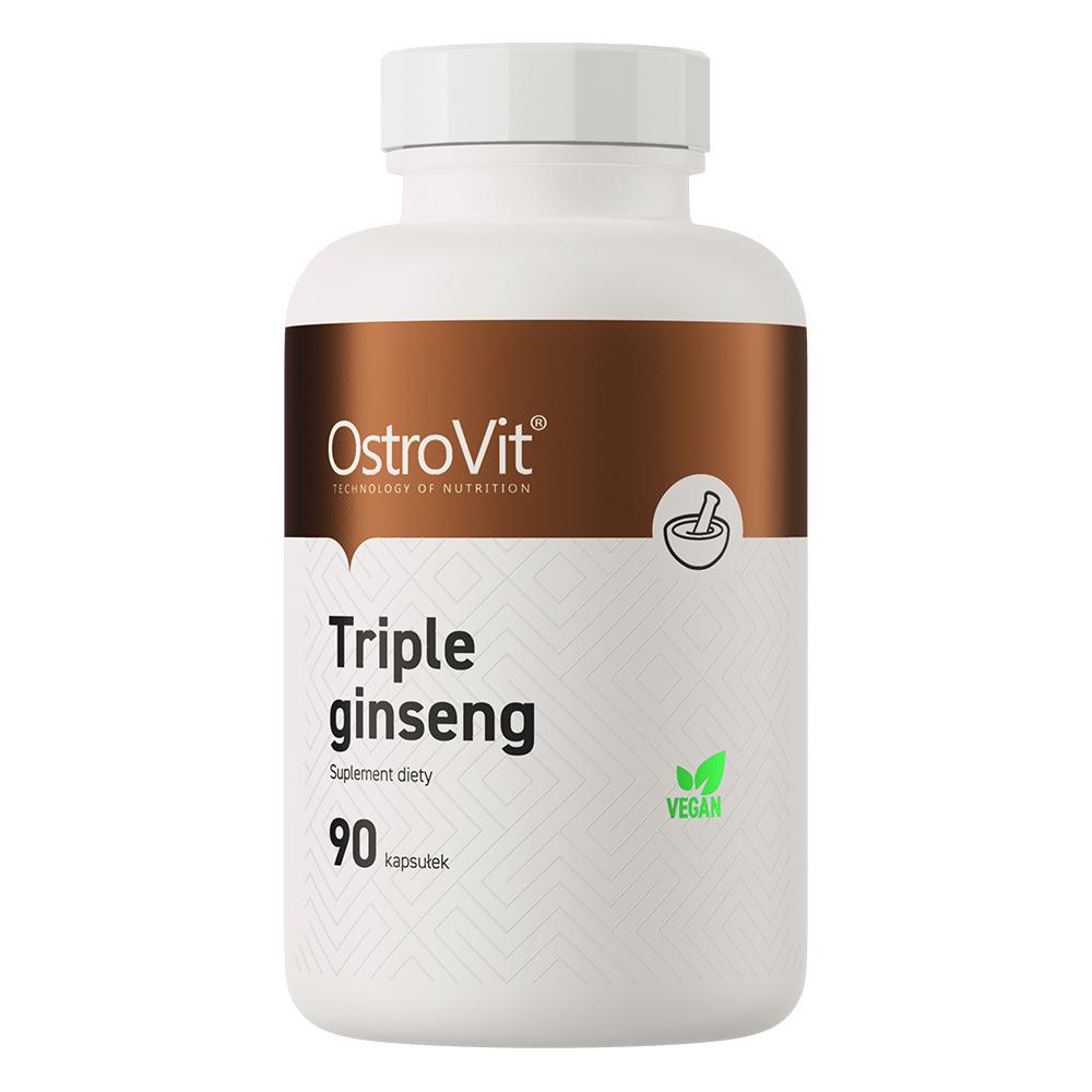 Три вида женьшеня OstroVit Triple Ginseng VEGE 90 vcaps