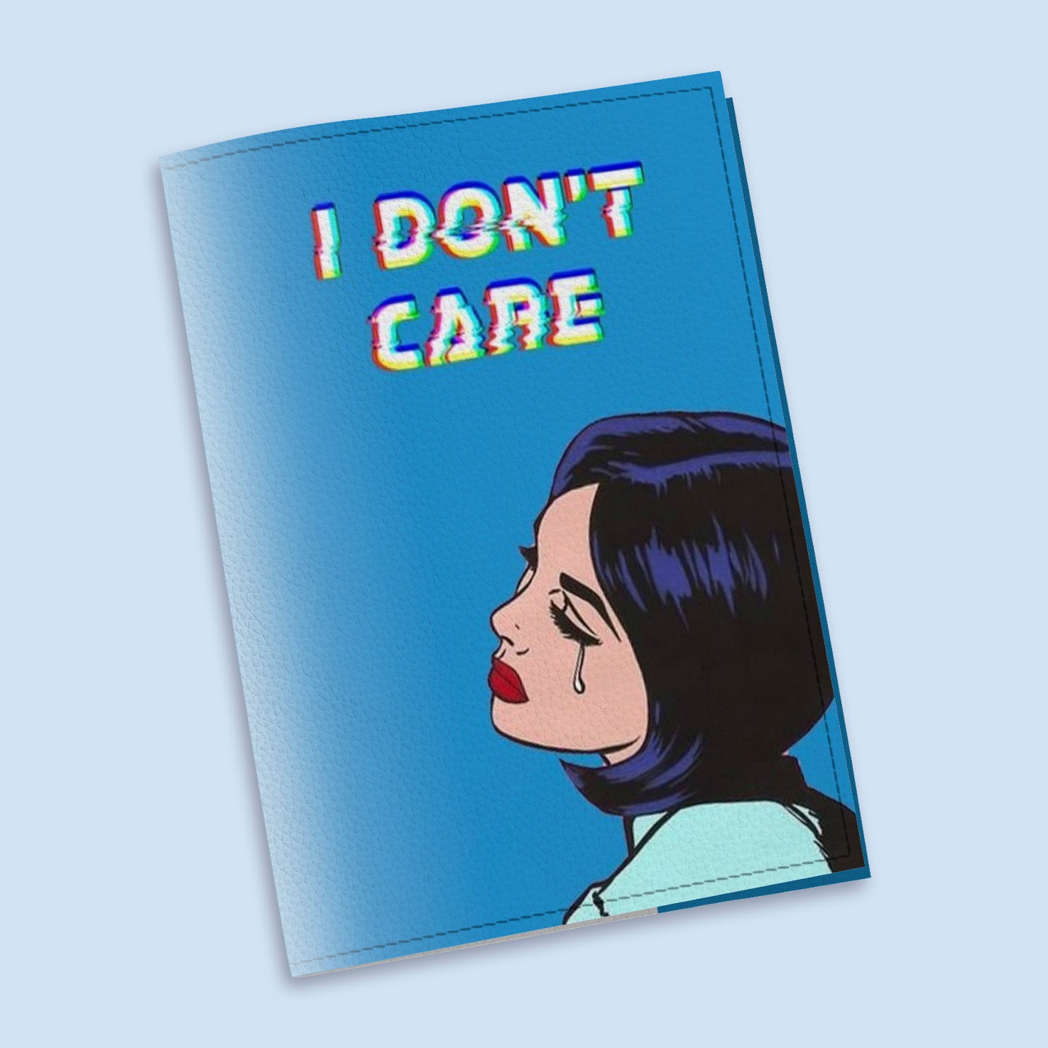 Обложка на паспорт The cover "I don't care" 9,6x13,3 см (908006)