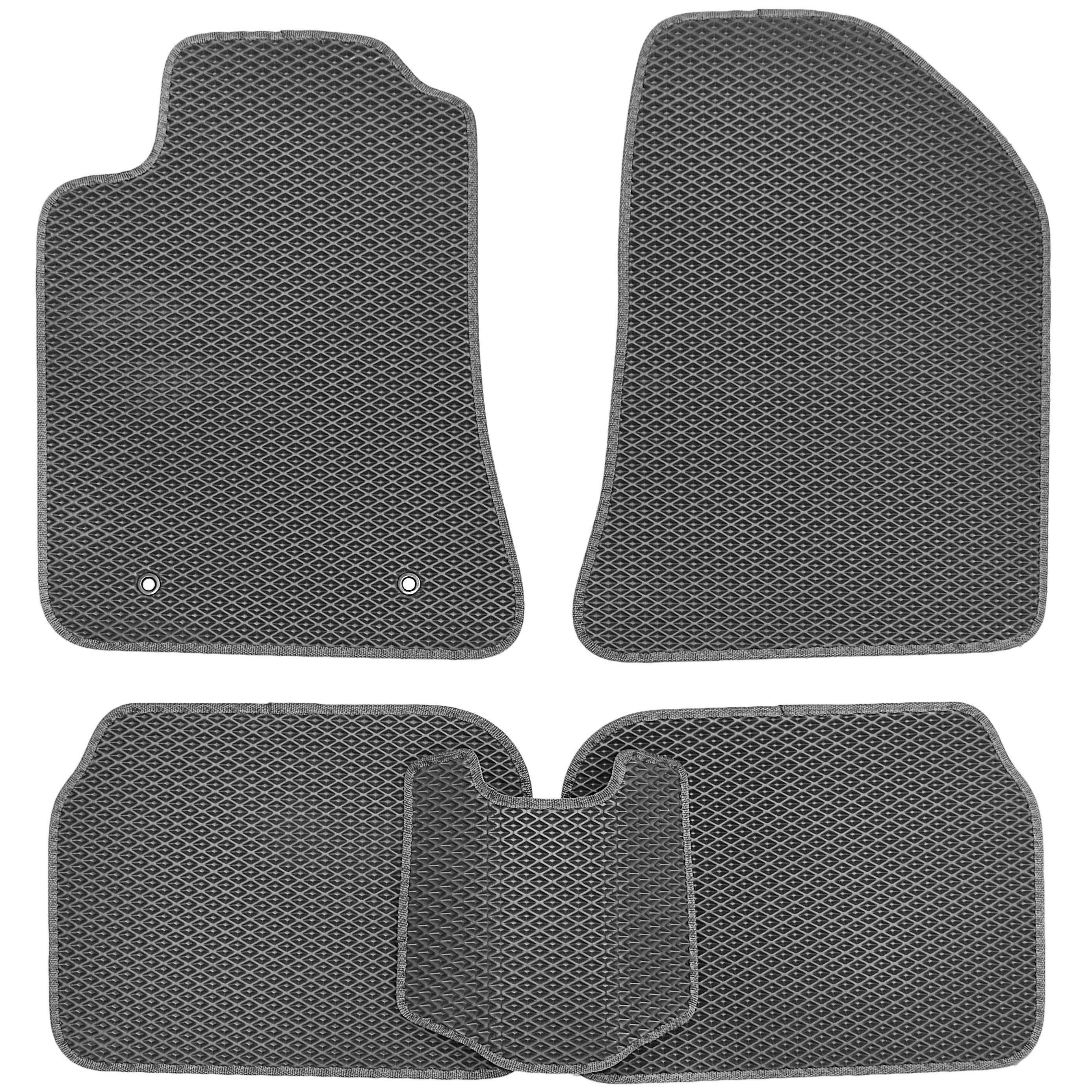 Коврики в салон Kinetic для Toyota Avensis 2003-2008 EVA-полимерные Серый (223640)