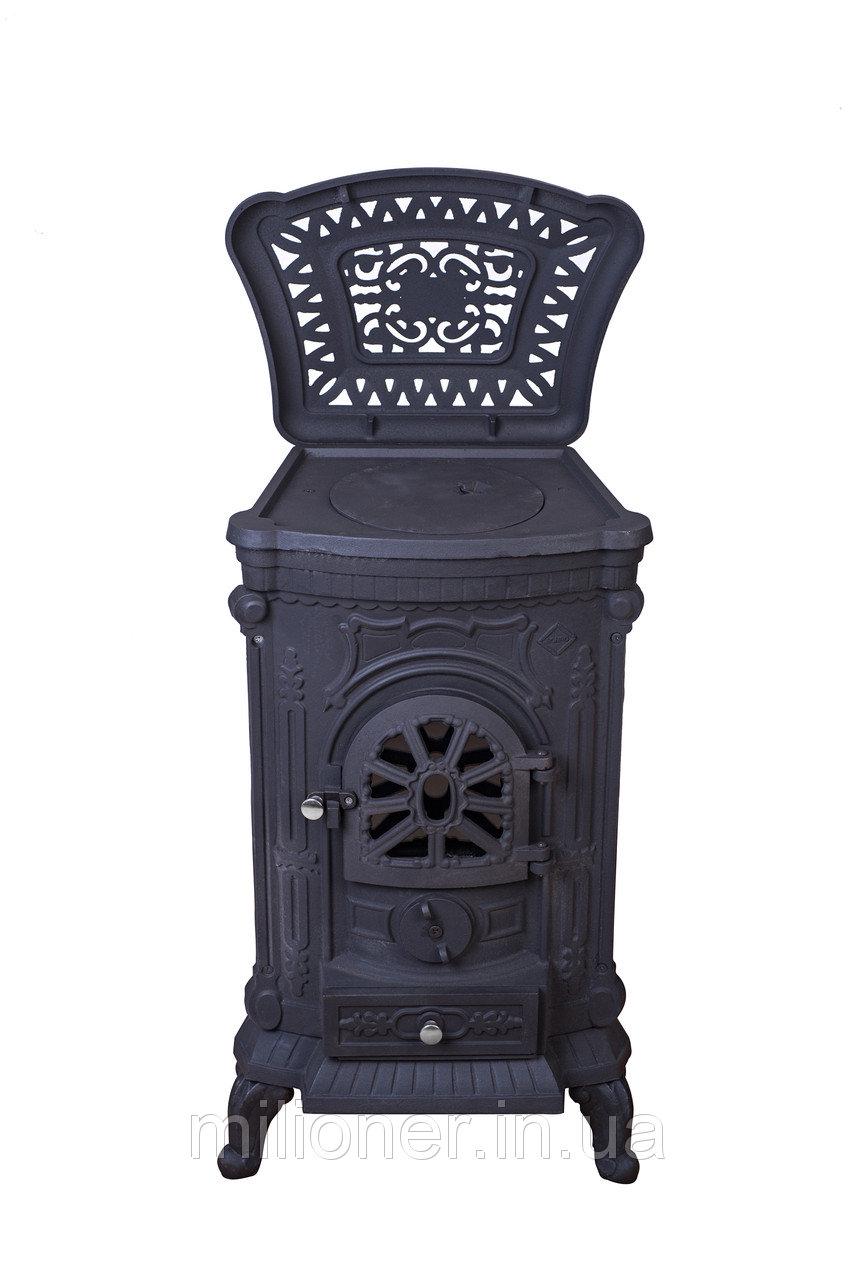 Печь для дома Bonro двойная стенка 9 кВт Черный (58-76-30000001)