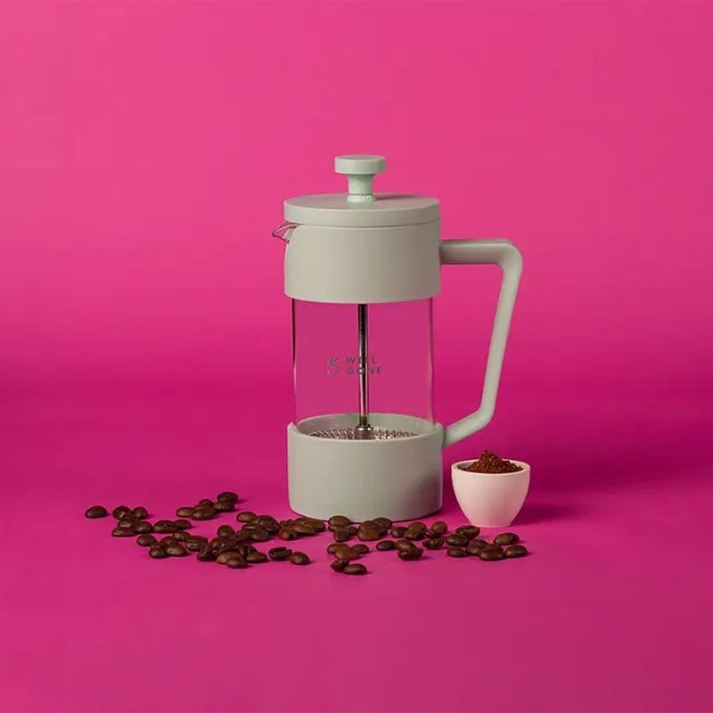 Заварник Well Done WD-8056A френч-пресс стеклянный 600 мл Mint (26202759) - фото 7 Заварник Well Done WD-8056A френч-пресс стеклянный 600 мл Mint (26202759) - фото 7