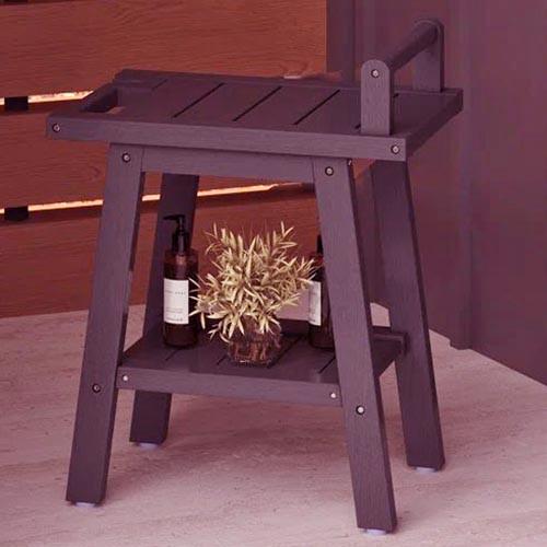 Табурет для ванной из дерева Насбаум Конфи (ТВН-006313)