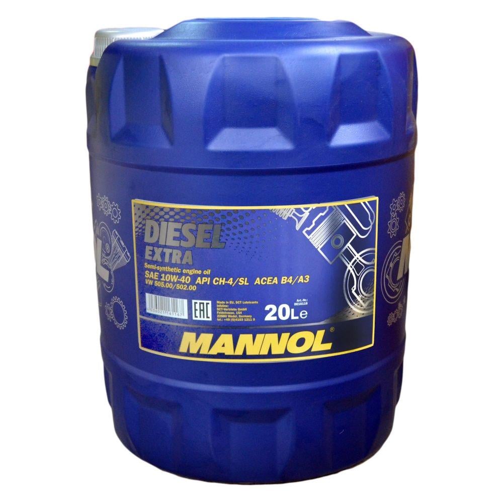 Моторное масло автомобильное Mannol Diesel Extra 10W-40 20 л (22711)