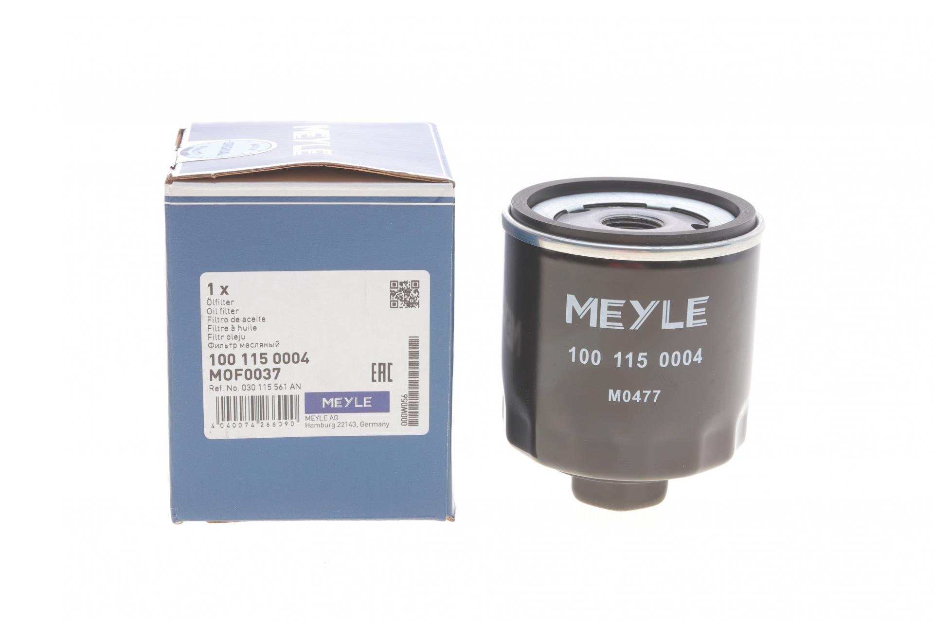 Фільтр масляний Meyle для VW Caddy II 1,4/1,6i/Golf IV/V/Seat- (100 115 0004)