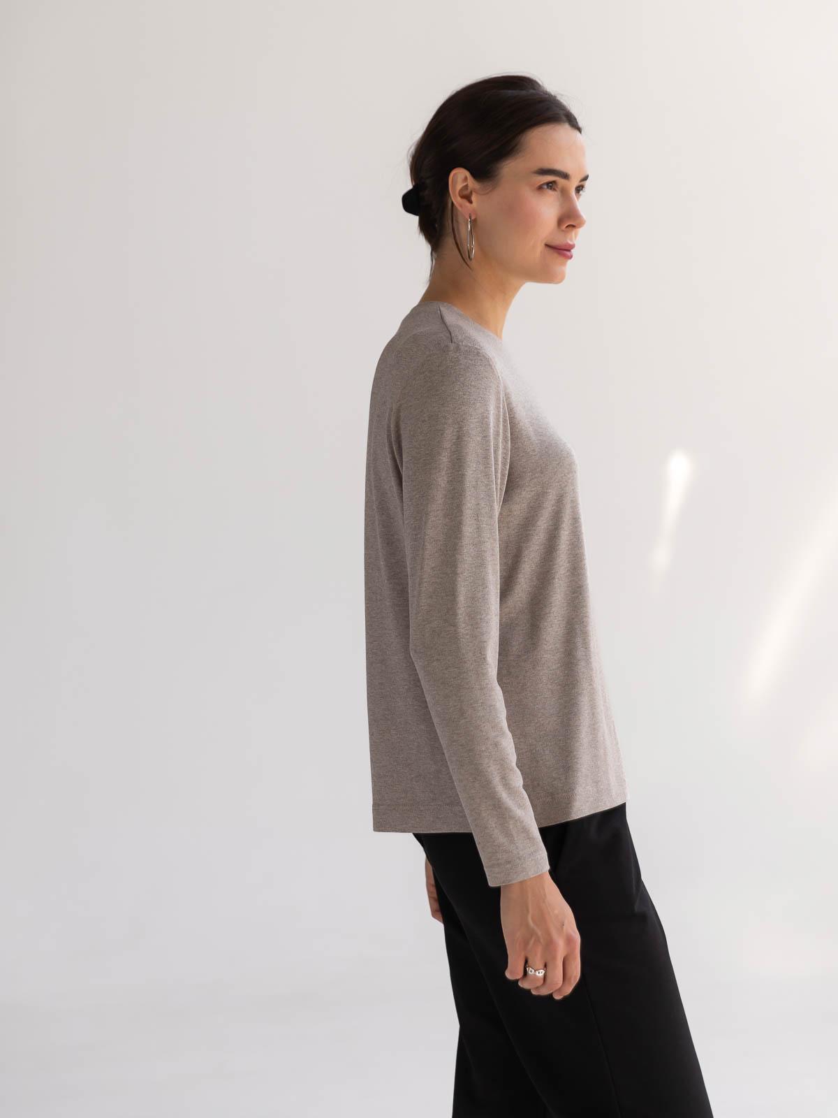 Лонгслів меланж FROMUS M Бежевий (2641-43) - фото 5 Лонгслів меланж FROMUS M Бежевий (2641-43) - фото 5