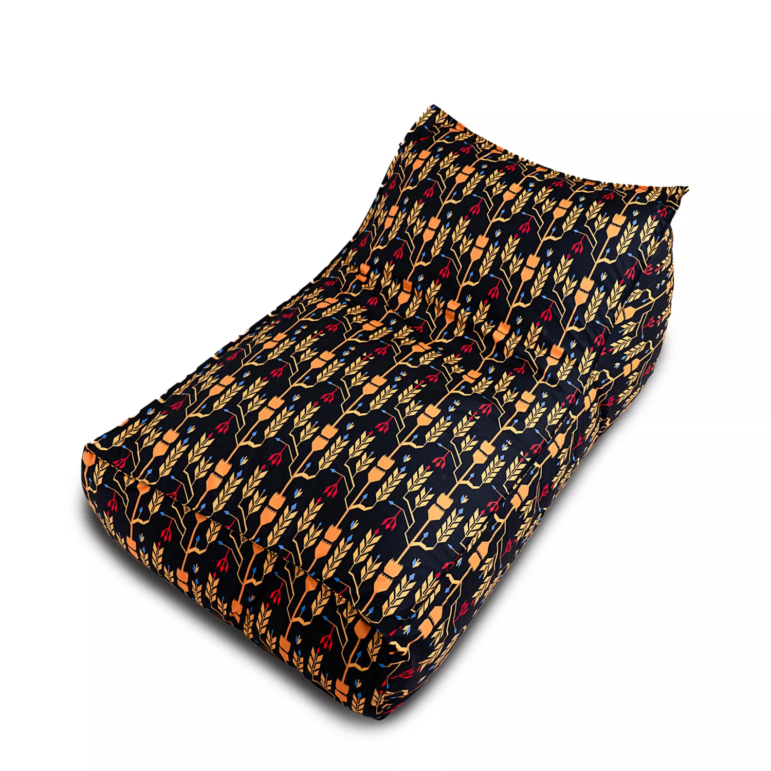 Кресло-мешок SanchoBAG Oxford Маки Black XL 155x100x80 см (lejak-xl-1000-1-5)