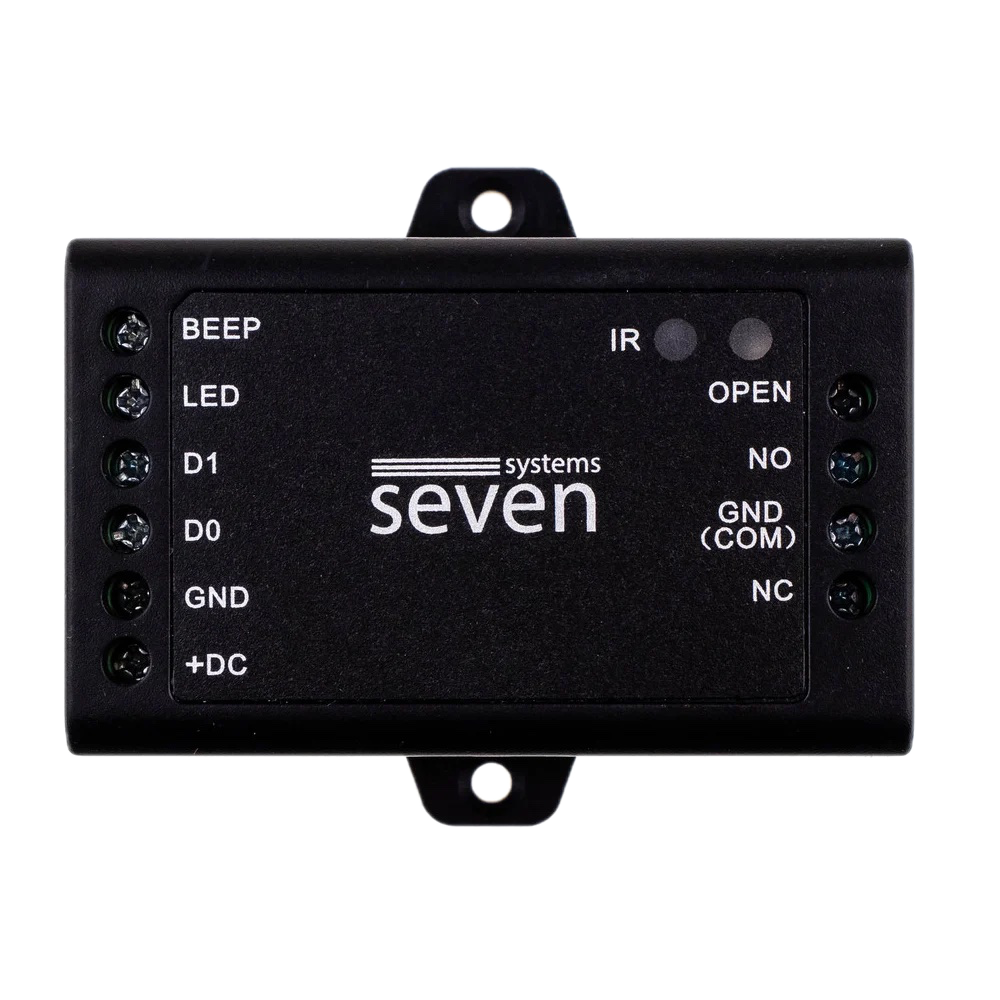 Контролер доступу автономний Seven CR-770 1 реле до 1000 користувачів з програмуванням пультом ДУ Чорний (635740) Контролер доступу автономний Seven CR-770 1 реле до 1000 користувачів з програмуванням пультом ДУ Чорний (635740)