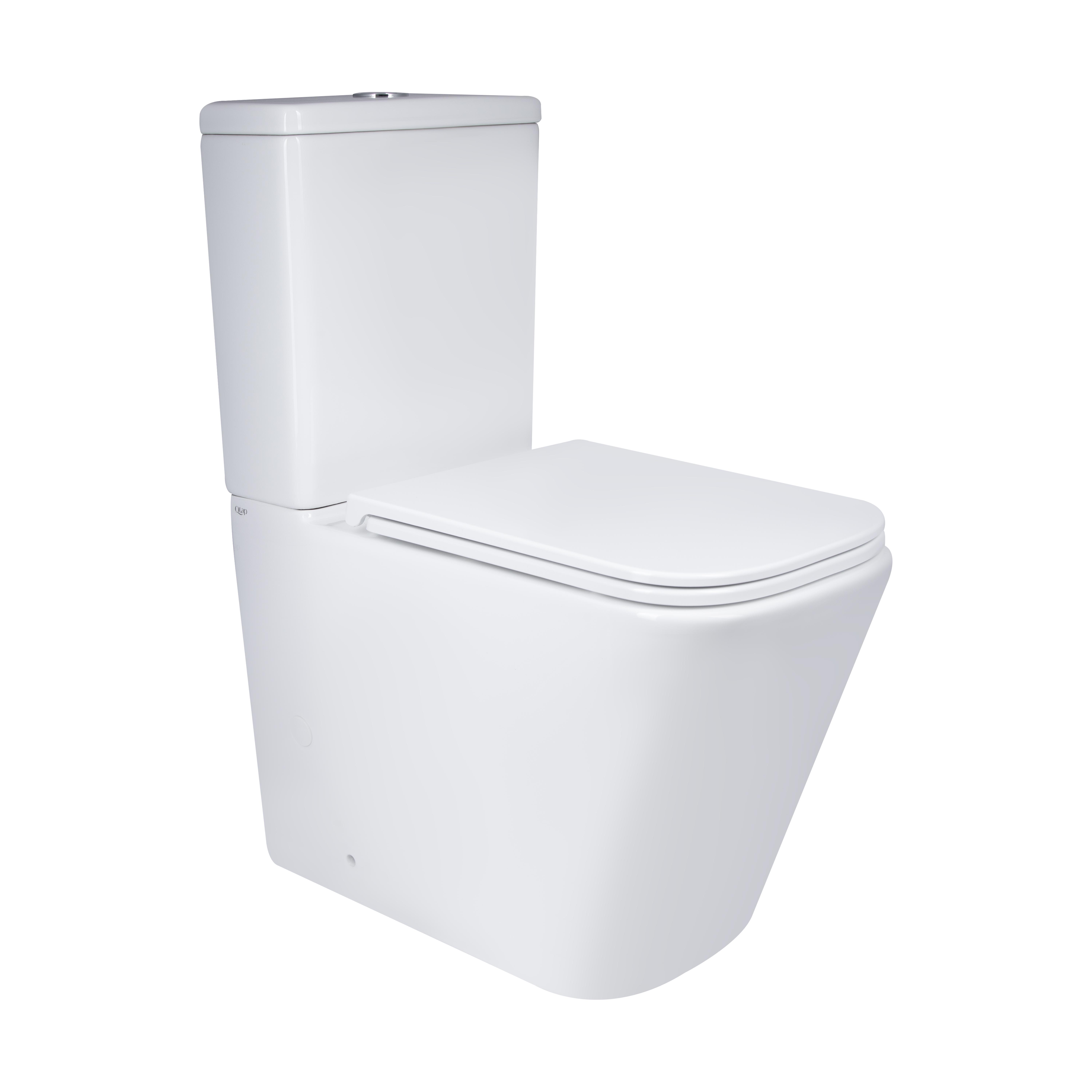 Унитаз напольный Qtap Tern Ultra Quiet безободочный с сиденьем Soft-close White (QT17222175AUQ1W (SD00051948)